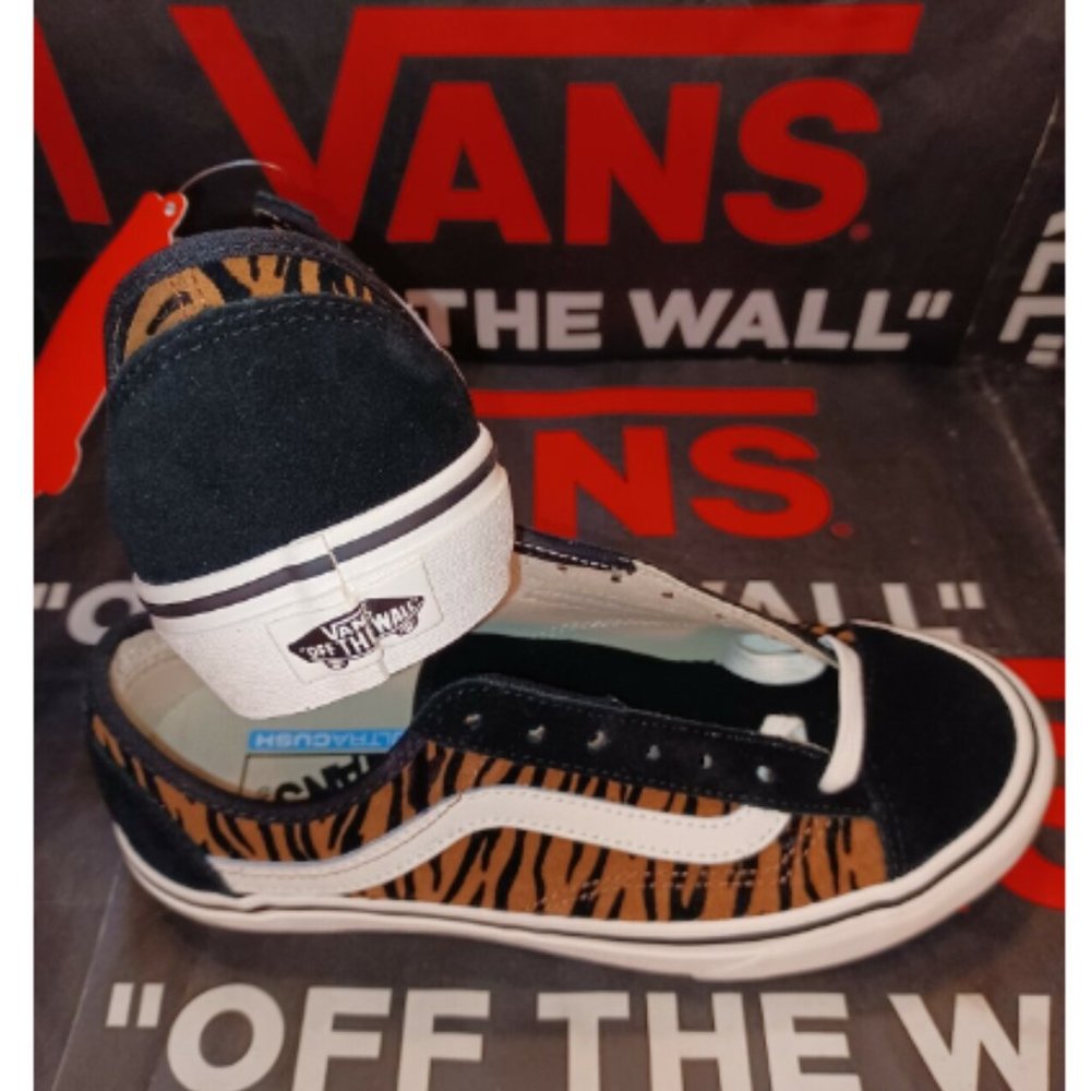 Vans Style 36 Decon Sf (Animal Stripes) Black Marshmallow Women's 10 VNOA5HYR9ZY - Picture 3 of 13